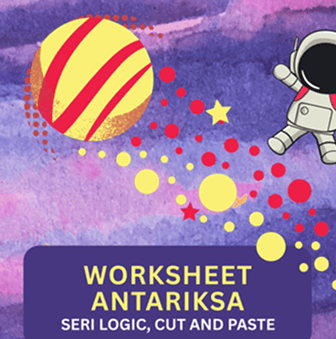 Worksheet Activity Antariksa seri Logic, Cut And Paste